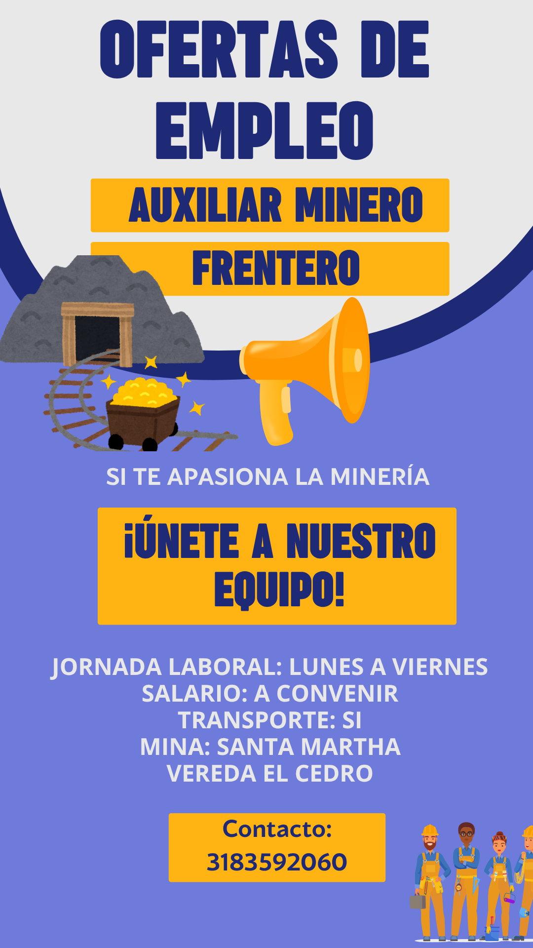 Oferta Laboral Cooperativa Multiactiva Agrominera de Iquira